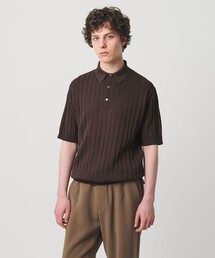 UNITED ARROWS（ユナイテッドアローズ）の「シャーリーカーン ワイドリブ ニットポロシャツ（ポロシャツ）」
