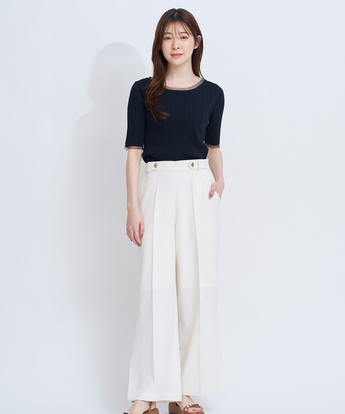NOELA(ノエラ)の「ストレートパンツ(その他パンツ・レディース・ネイビー/オフホワイト・S/M)」の14枚目の写真