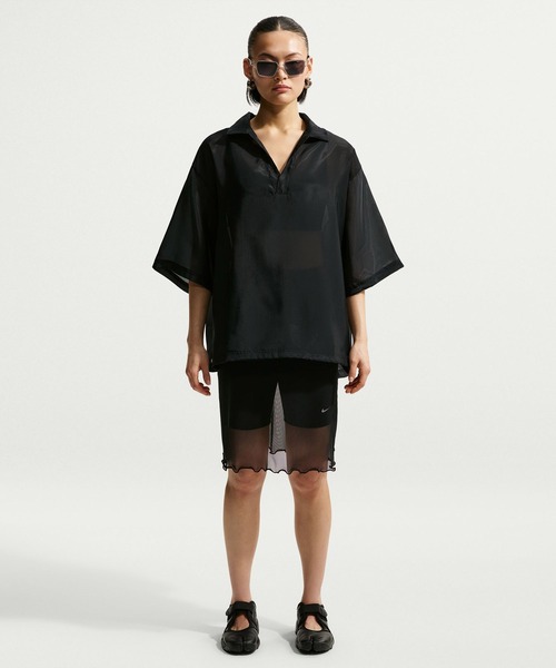 NIKE(ナイキ)の「NIKE AS WMNS NSW SHEER SKIRT / ナイキ ウィメンズ NSW シアー スカート 【SP】(スカート・レディース・ブラック・S/M/L)」の8枚目の写真