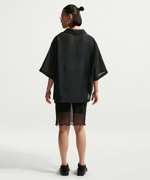 NIKE(ナイキ)の「NIKE AS WMNS NSW SHEER SKIRT / ナイキ ウィメンズ NSW シアー スカート 【SP】(スカート・レディース・ブラック・S/M/L)」の7枚目の写真