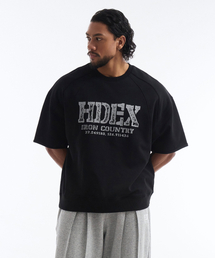 HDEX（エイチデックス）の「コアカットラインハーフスウェットシャツ(ブラック)（スウェット）」