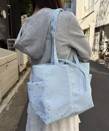 mebole（メボレ）の「star＆dot totebag（トートバッグ）」