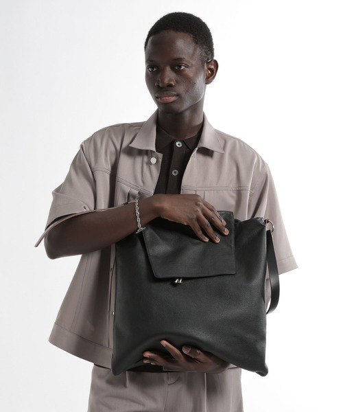 HARE（ハレ）の「レザーキンチャクトート(HARE)（トートバッグ・メンズ・ブラック・FREE）」の4枚目の写真