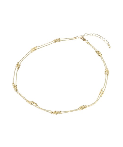 Green　Parks（グリーンパークス）の「スリードットチェーンネックレス（ネックレス・レディース・ゴールド/シルバー・FREE）」の2枚目の写真