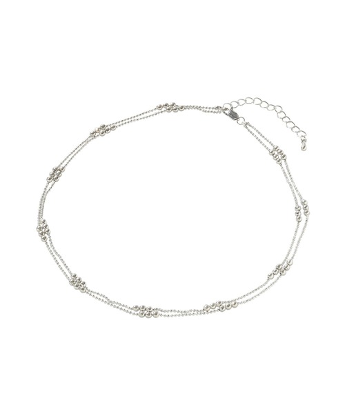 Green　Parks（グリーンパークス）の「スリードットチェーンネックレス（ネックレス・レディース・ゴールド/シルバー・FREE）」の6枚目の写真