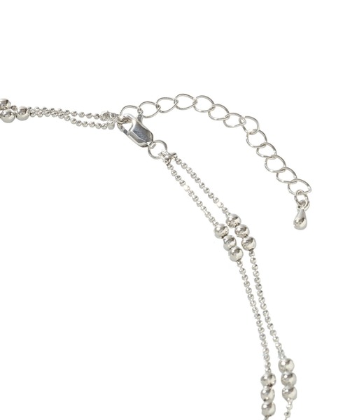 Green　Parks（グリーンパークス）の「スリードットチェーンネックレス（ネックレス・レディース・ゴールド/シルバー・FREE）」の5枚目の写真