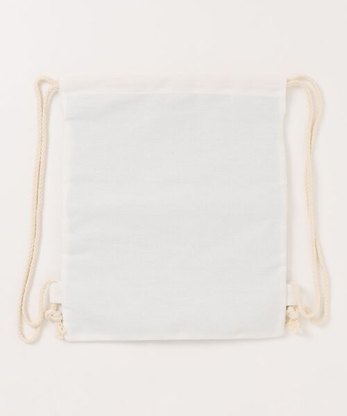 VIBGYOR（ヴィブジョー）の「FReePLACe/キャンバス ナップサック X12795（バックパック/リュック・レディース・ブラック・FREE）」の2枚目の写真