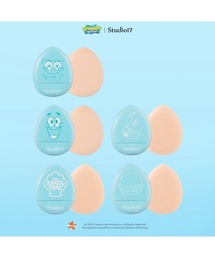 Studio17（スタジオジュウナナ）の「Studio17 スタジオ17 スポンジ・ボブエディション ブラシフィットフィンガーパフ 5P（パフ・スポンジ）」