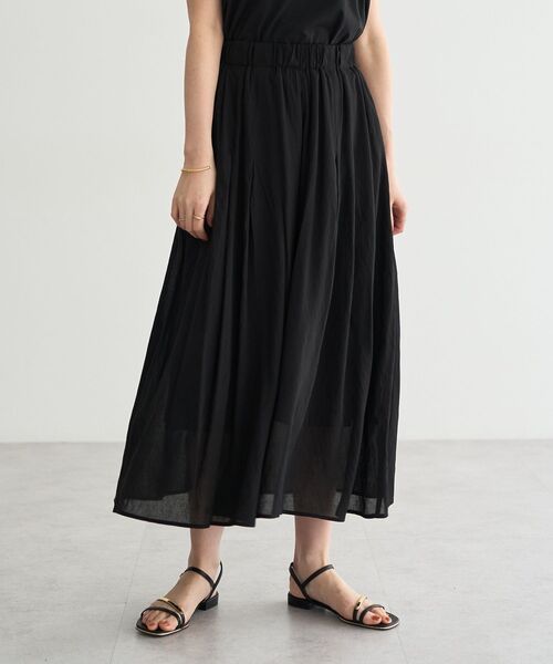 YECCA VECCA（イェッカヴェッカ）の「ドライタッチシアーキュロットパンツ（その他パンツ・レディース・ブラウン/ブラック・FREE）」の11枚目の写真