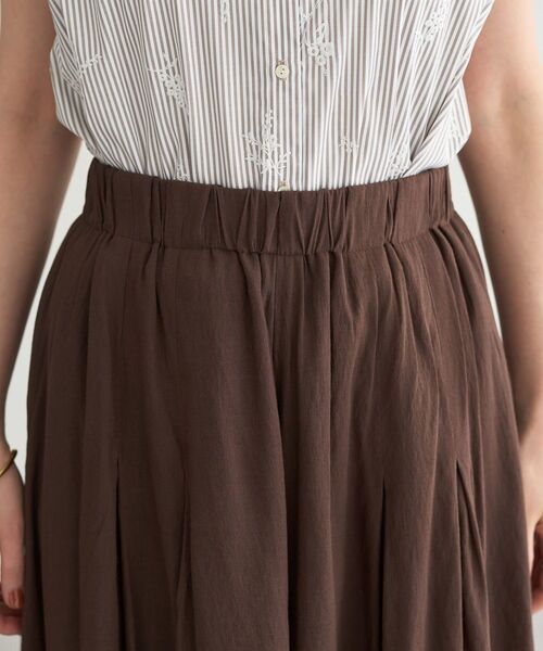 YECCA VECCA（イェッカヴェッカ）の「ドライタッチシアーキュロットパンツ（その他パンツ・レディース・ブラウン/ブラック・FREE）」の17枚目の写真