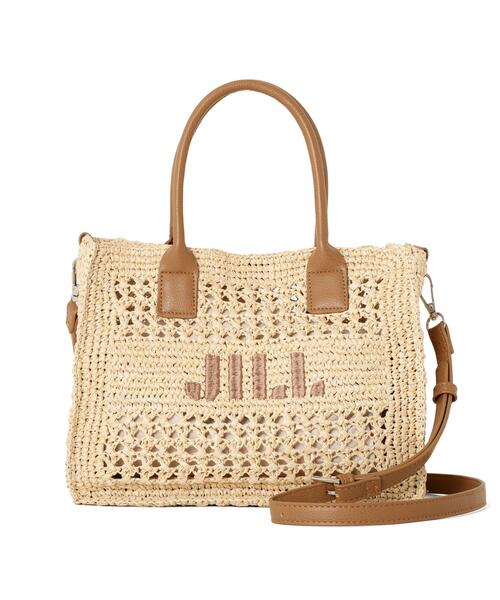 新品 ジルバイ バッグ ジルバイ メトロポリス風ショルダーバッグ スクエアロゴトート（ショルダーバッグ）｜JILL by JILL STUART