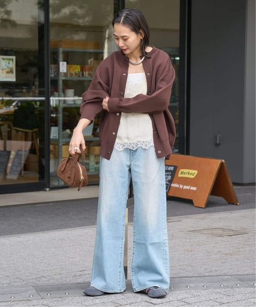 JOURNAL STANDARD（ジャーナルスタンダード）の「《追加5》フィブリルリヨセルキャミ（シャツ/ブラウス・レディース・ブラック/アイボリー・FREE）」の20枚目の写真