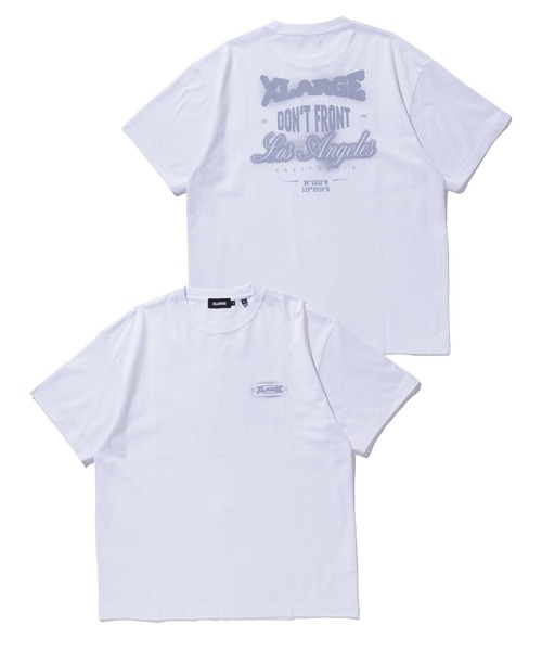 XLARGE(エクストララージ)の「SPRAY PRINTED S/S TEE(Tシャツ/カットソー・メンズ・ブラック/ホワイト/ネイビー・S/M/L/XL)」の2枚目の写真