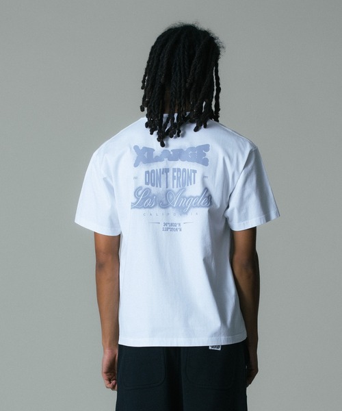 XLARGE(エクストララージ)の「SPRAY PRINTED S/S TEE(Tシャツ/カットソー・メンズ・ブラック/ホワイト/ネイビー・S/M/L/XL)」の14枚目の写真