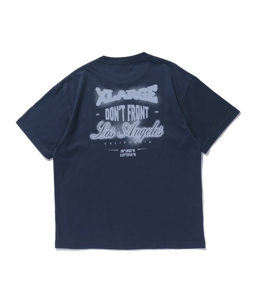 XLARGE(エクストララージ)の「SPRAY PRINTED S/S TEE(Tシャツ/カットソー・メンズ・ブラック/ホワイト/ネイビー・S/M/L/XL)」の9枚目の写真