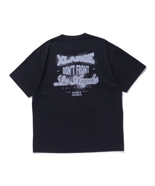 XLARGE(エクストララージ)の「SPRAY PRINTED S/S TEE(Tシャツ/カットソー・メンズ・ブラック/ホワイト/ネイビー・S/M/L/XL)」の7枚目の写真