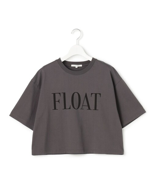 23区 L(ニジュウサンクオオキイサイズ)の「ヴィンテージライクジャージー クロップド ロゴ Tシャツ(Tシャツ/カットソー・レディース・グレー系/ライラック系/ホワイト系/オレンジ系・46/44)」の9枚目の写真