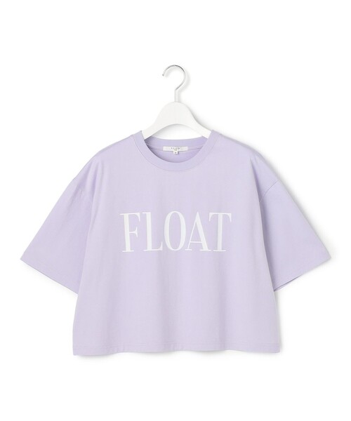 23区 L(ニジュウサンクオオキイサイズ)の「ヴィンテージライクジャージー クロップド ロゴ Tシャツ(Tシャツ/カットソー・レディース・グレー系/ライラック系/ホワイト系/オレンジ系・46/44)」の8枚目の写真