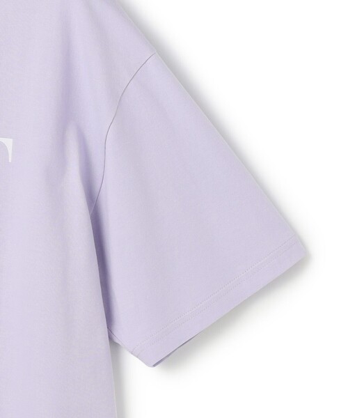 23区 L(ニジュウサンクオオキイサイズ)の「ヴィンテージライクジャージー クロップド ロゴ Tシャツ(Tシャツ/カットソー・レディース・グレー系/ライラック系/ホワイト系/オレンジ系・46/44)」の5枚目の写真