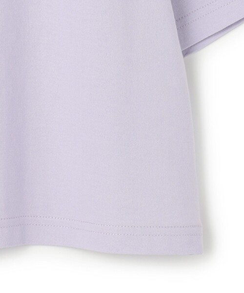 23区 L(ニジュウサンクオオキイサイズ)の「ヴィンテージライクジャージー クロップド ロゴ Tシャツ(Tシャツ/カットソー・レディース・グレー系/ライラック系/ホワイト系/オレンジ系・46/44)」の21枚目の写真