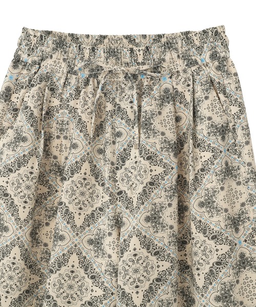 CRAFT STANDARD BOUTIQUE(クラフトスタンダードブティック)の「接触冷感 プリントイージーパンツ(その他パンツ・レディース・グリーン/ライトベージュ・L/M)」の11枚目の写真