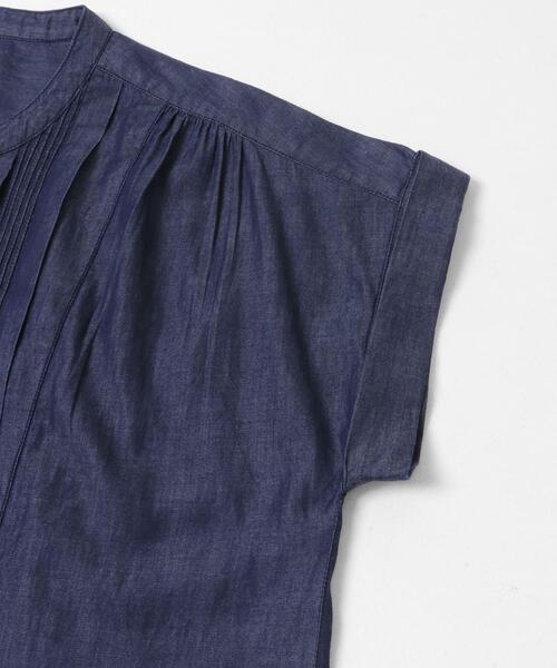 URBAN RESEARCH Sonny Label(アーバンリサーチサニーレーベル)の「デニムピンタックヨークフレンチワンピース(ワンピース・レディース・ライトインディゴブルー/インディゴブルー・FREE)」の9枚目の写真
