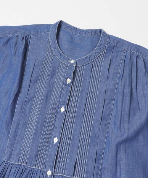 URBAN RESEARCH Sonny Label(アーバンリサーチサニーレーベル)の「デニムピンタックヨークフレンチワンピース(ワンピース・レディース・ライトインディゴブルー/インディゴブルー・FREE)」の20枚目の写真