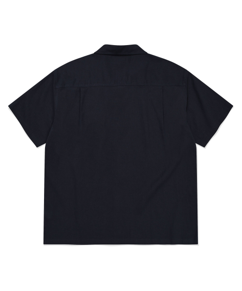 Wacky WiLLy（ワッキーウィリー）の「リネン半袖シャツネイビー（シャツ/ブラウス・レディース・その他・SMALL/MEDIUM/LARGE/X-LARGE）」の3枚目の写真