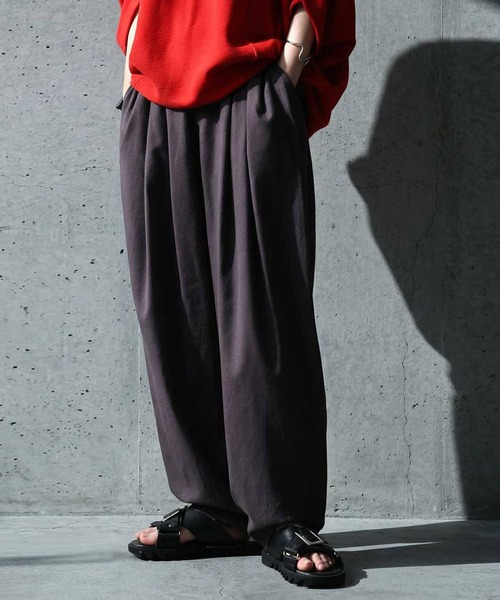 antiqua（アンティカ）の「ドルマン ニット パンツ コーデセット（ニット/セーター・レディース・ベージュ系その他/ブルー/ブラック/レッド・LARGE/MEDIUM）」の15枚目の写真