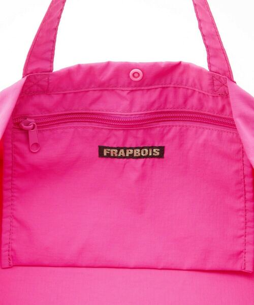 FRAPBOIS（フラボア）の「ピッツァBAG（トートバッグ・レディース・パープル/ピンク/ライム・FREE）」の10枚目の写真