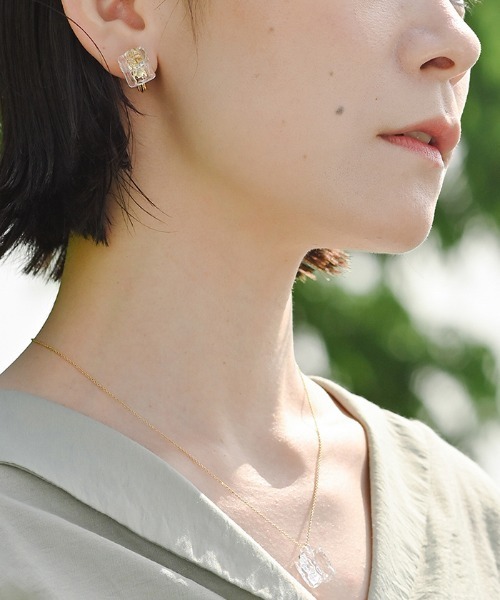 HARIO Lampwork Factory(ハリオランプワークファクトリー)の「イヤリング グレイシア(イヤリング・レディース・クリア・FREE)」の5枚目の写真