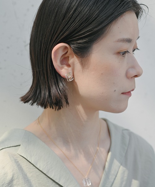 HARIO Lampwork Factory(ハリオランプワークファクトリー)の「イヤリング グレイシア(イヤリング・レディース・クリア・FREE)」の9枚目の写真