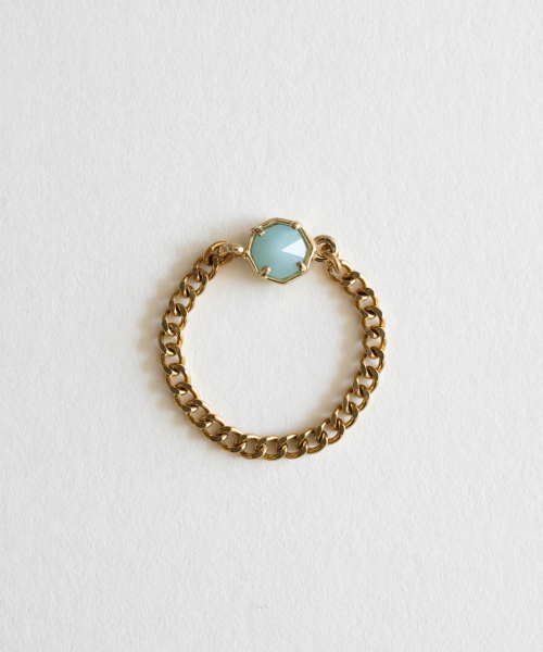 MERRYMOTIVE(メリーモチーブ)の「True gemstone chain ring(リング・レディース・その他・9/11/13/15 /17)」の2枚目の写真
