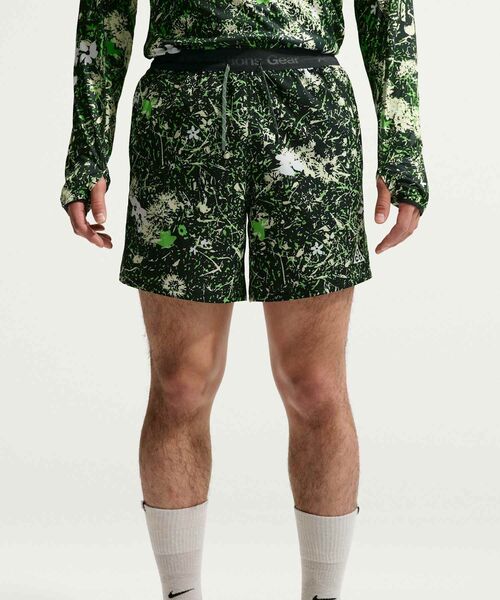 ACG（エィシージー）の「ナイキ ACG "セカンド サンライズ" メンズ Dri-FIT 15cm トレイルランニングショートパンツ (インナー付き) / Nike ACG "Second Sunrise" Men's Dri-FIT 6" Brief-Lined Trail Running Shorts IQ7687-307 Mean Green（その他パンツ・メンズ・グリーン系その他・S/L/2XL/XL/M）」の5枚目の写真