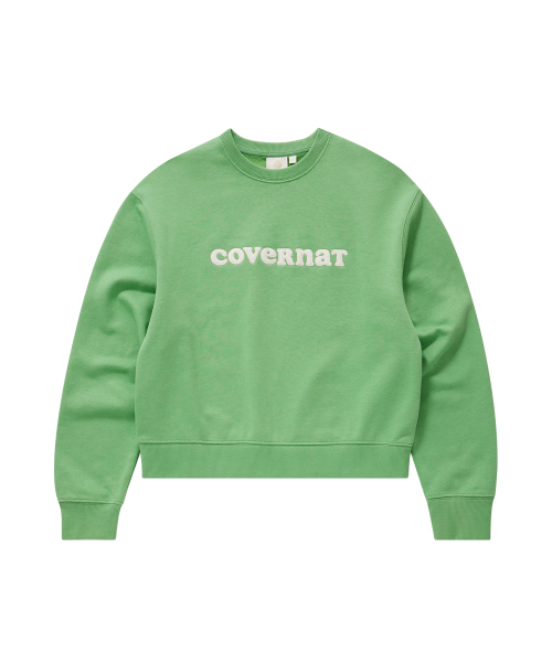 COVERNAT WOMAN（カバーナットウーマン）の「ウィメンズクーパー ロゴ スウェット グリーン（スウェット・レディース・その他・WS/LARGE/WM）」の2枚目の写真