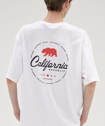 VANNWORKS（バンワークス）の「カリフォルニア共和国 オーバーサイズ 半袖Tシャツ (VNCTS241) ホワイト（Tシャツ/カットソー）」