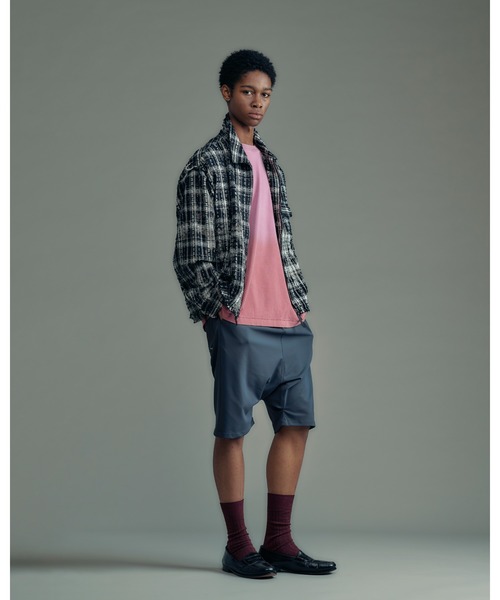 ADAM PATEK(アダムパテック)の「ripple sarouel short pants(その他パンツ・メンズ・グレー/ブラック・1/2)」の10枚目の写真