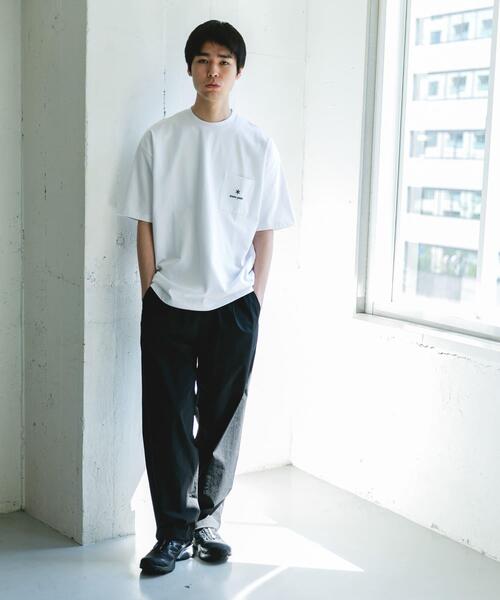 Snow Peak（スノーピーク）の「『別注』Snow Peak Apparel×DOORS　POCKET LOGO SHORT-SLEEVE T-SHIRTS（Tシャツ/カットソー・メンズ・ホワイト/ブルー/チャコールグレー/グリーン・X-LARGE/LARGE/MEDIUM）」の10枚目の写真