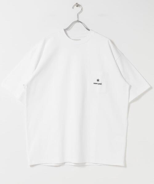 Snow Peak（スノーピーク）の「『別注』Snow Peak Apparel×DOORS　POCKET LOGO SHORT-SLEEVE T-SHIRTS（Tシャツ/カットソー・メンズ・ホワイト/ブルー/チャコールグレー/グリーン・X-LARGE/LARGE/MEDIUM）」の11枚目の写真