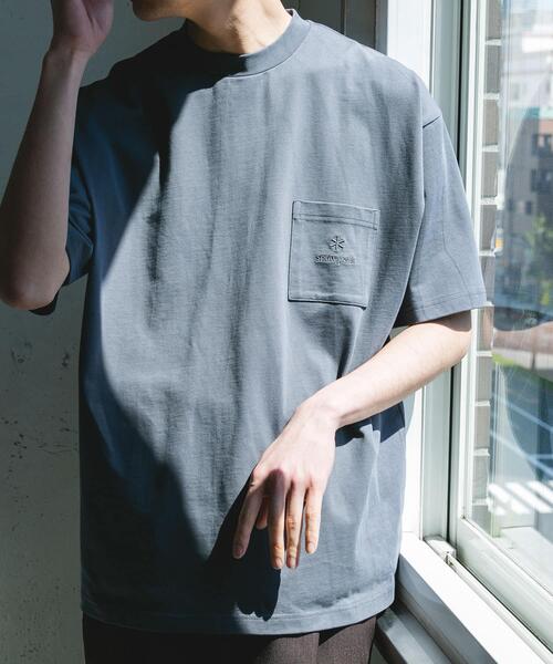 Snow Peak（スノーピーク）の「『別注』Snow Peak Apparel×DOORS　POCKET LOGO SHORT-SLEEVE T-SHIRTS（Tシャツ/カットソー・メンズ・ホワイト/ブルー/チャコールグレー/グリーン・X-LARGE/LARGE/MEDIUM）」の16枚目の写真
