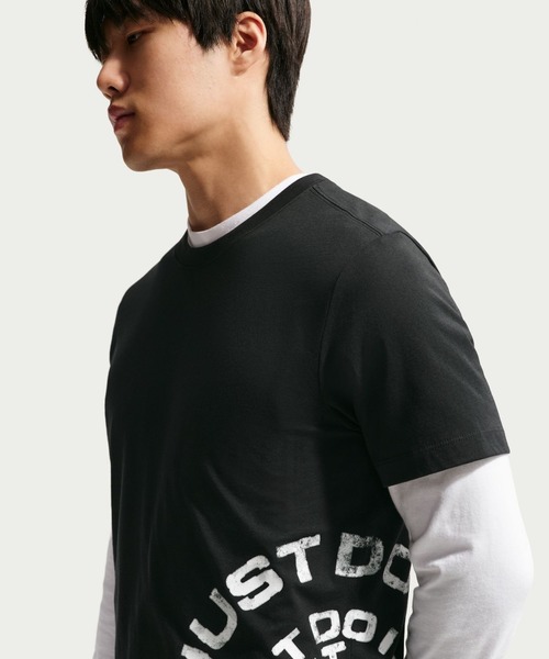 NIKE（ナイキ）の「ナイキ NIKE ナイキ NSW STD SPIRAL JDI S/S Tシャツ（Tシャツ/カットソー・メンズ・ホワイト/ブラック・S/M/L/LL/3L）」の7枚目の写真