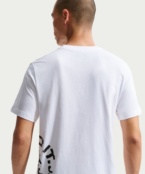 NIKE（ナイキ）の「ナイキ NIKE ナイキ NSW STD SPIRAL JDI S/S Tシャツ（Tシャツ/カットソー・メンズ・ホワイト/ブラック・S/M/L/LL/3L）」の4枚目の写真