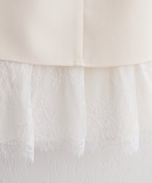 natural couture(ナチュラルクチュール)の「レースレイヤードスカート(スカート・レディース・ベージュ/オフホワイト/ブラック・MEDIUM/LARGE)」の13枚目の写真