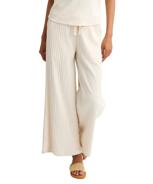 BILLABONG（ビラボン）の「ビラボン BILLABONG アウトドアカジュアル ロングパンツ JACQUARD RIB LONG PANTS（その他パンツ・レディース・イエロー/ダークグレー/ホワイト・M/L）」の2枚目の写真