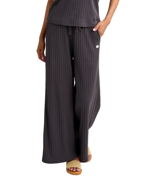 BILLABONG（ビラボン）の「ビラボン BILLABONG アウトドアカジュアル ロングパンツ JACQUARD RIB LONG PANTS（その他パンツ・レディース・イエロー/ダークグレー/ホワイト・M/L）」の3枚目の写真