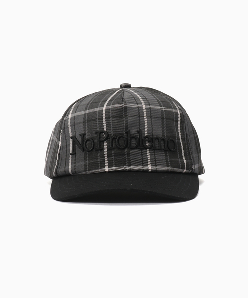 No Problemo(ノープロブレモ)の「No Problemo /ノープロブレモ PLAID CAP(キャップ・メンズ・ブラック・FREE)」の2枚目の写真