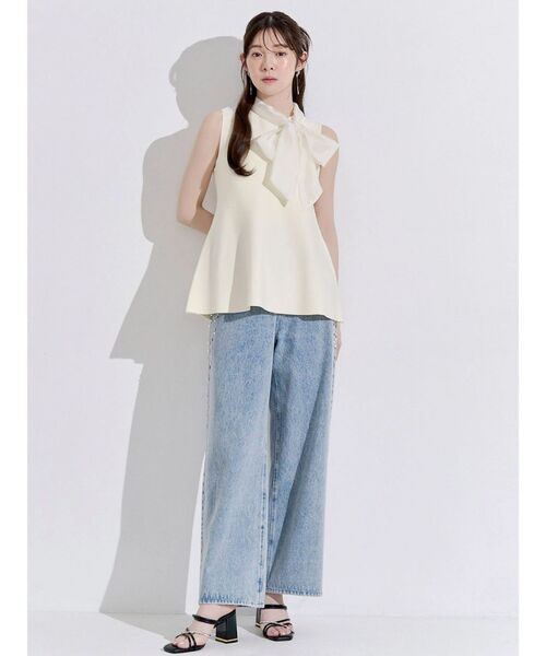 MERCURYDUO(マーキュリーデュオ)の「パールビジューデニム(デニムパンツ・レディース・インディゴブルー/ブルー・MEDIUM/SMALL)」の22枚目の写真