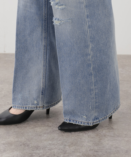 journal standard L'essage(ジャーナルスタンダードレサージュ)の「HAIKURE/ハイクル WINNY BROKEN CELESTIAL デニムパンツ(デニムパンツ・レディース・ブルー・25/24/23)」の14枚目の写真