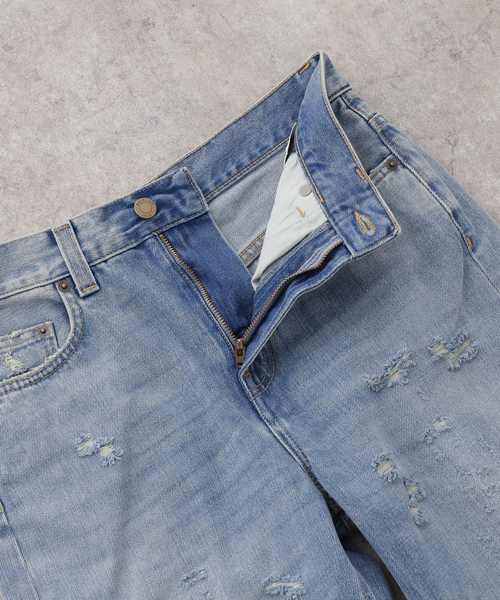journal standard L'essage(ジャーナルスタンダードレサージュ)の「HAIKURE/ハイクル WINNY BROKEN CELESTIAL デニムパンツ(デニムパンツ・レディース・ブルー・25/24/23)」の15枚目の写真