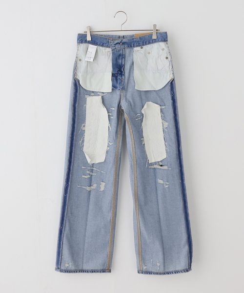 journal standard L'essage(ジャーナルスタンダードレサージュ)の「HAIKURE/ハイクル WINNY BROKEN CELESTIAL デニムパンツ(デニムパンツ・レディース・ブルー・25/24/23)」の16枚目の写真